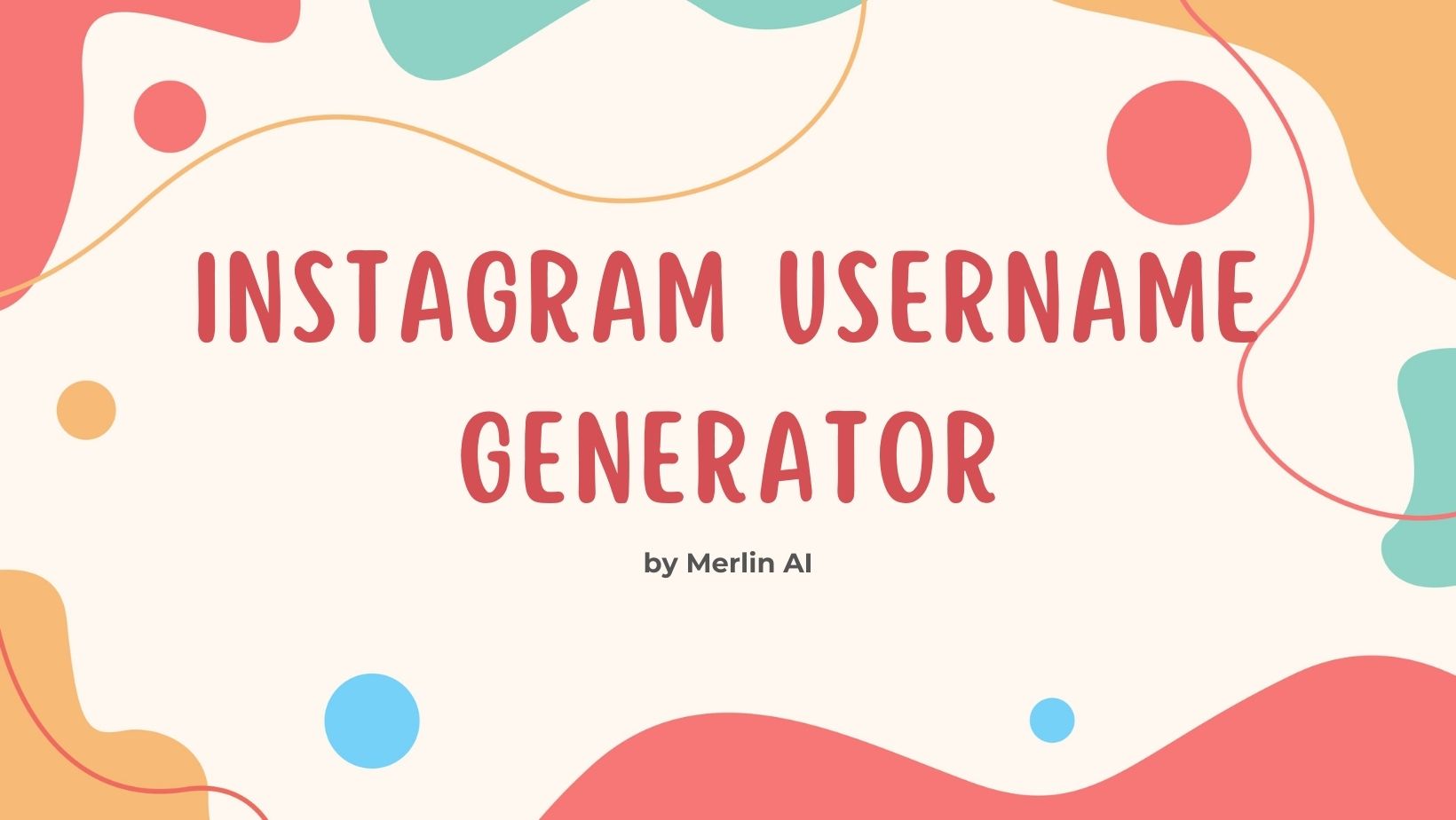 Generador Gratuito De Nombres De Usuario De Instagram Por Merlin AI Generador Gratuito De Nombres De Usuario De Instagram Por Merlin AI