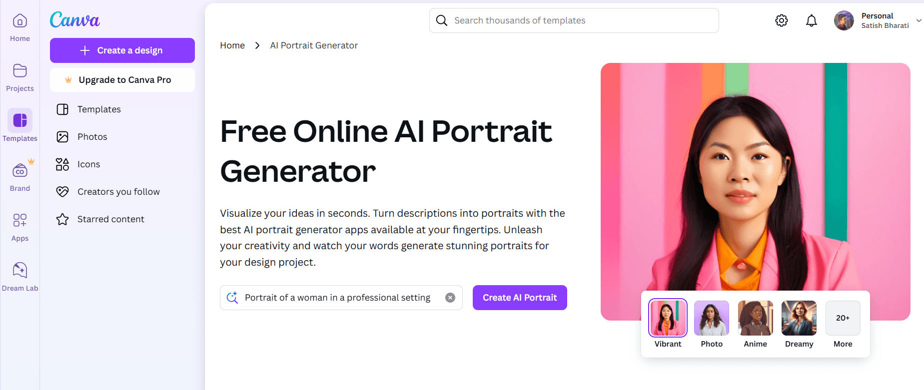 Turn Your Photos Into Amazing Portraits With AI